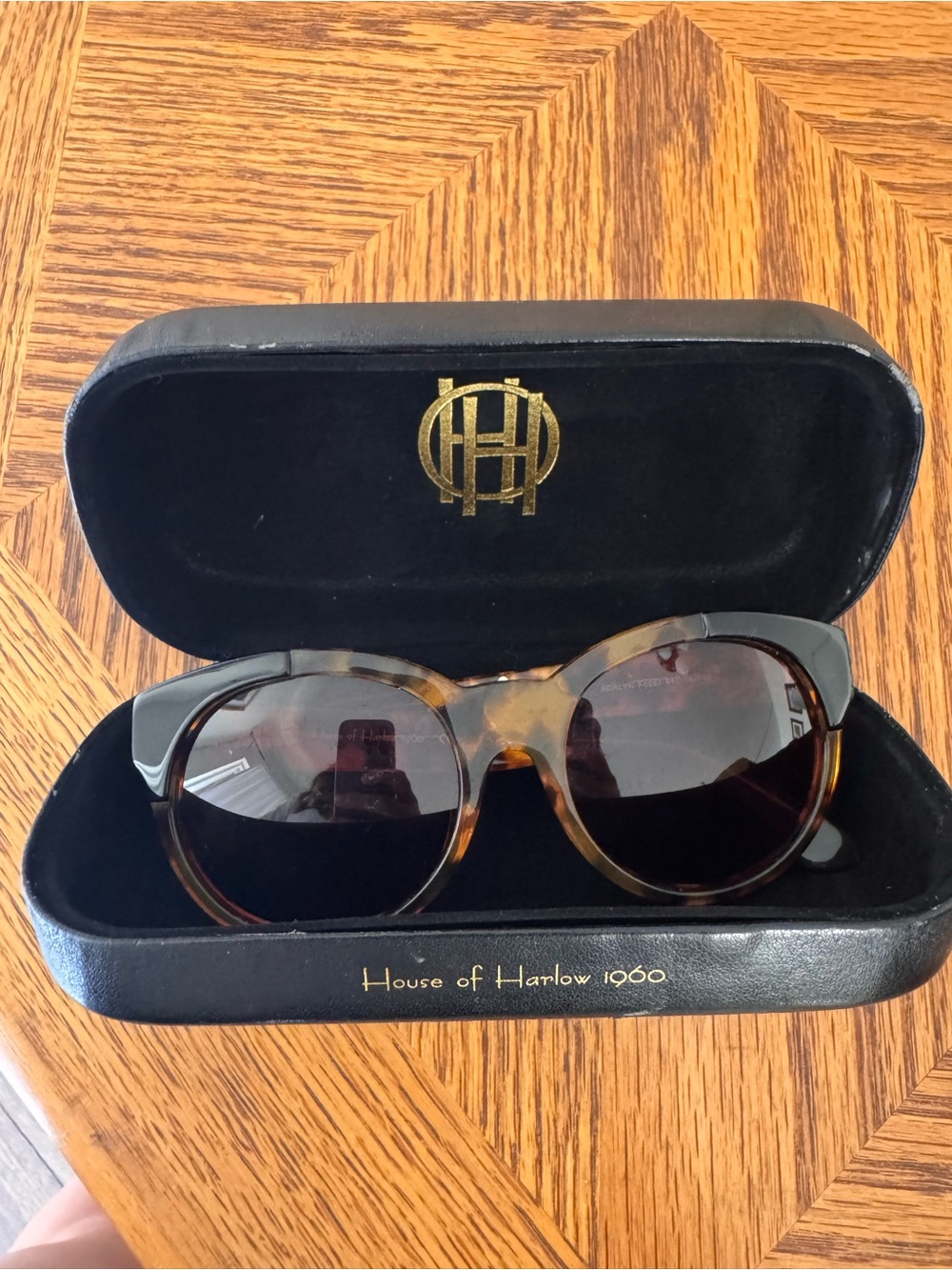 Vintage House of Harlow 1960 Tortoiseshell Sunglasses - Brown Lenses
